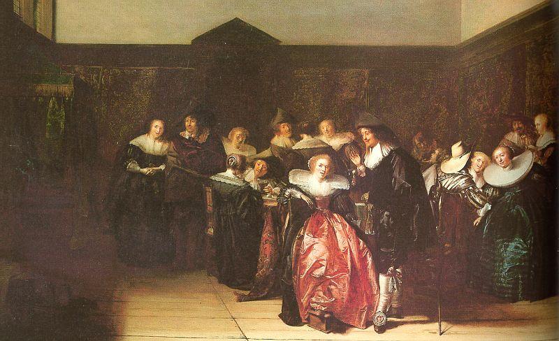 Pieter Codde Merry Company 2 oil painting picture